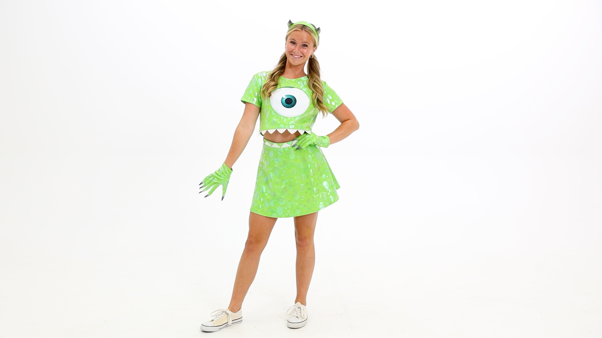 FUN94874AD Women's Pixar Monster's Inc Mike Wazowski Costume